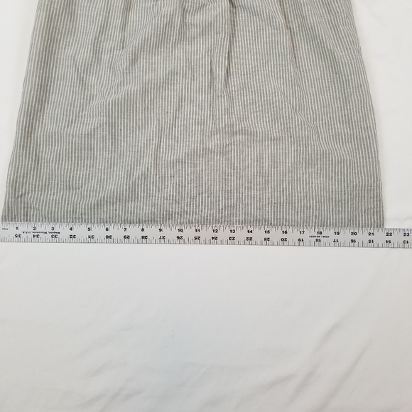 Blue and White Striped Embroidered Dress Size S - Picture 8 of 9